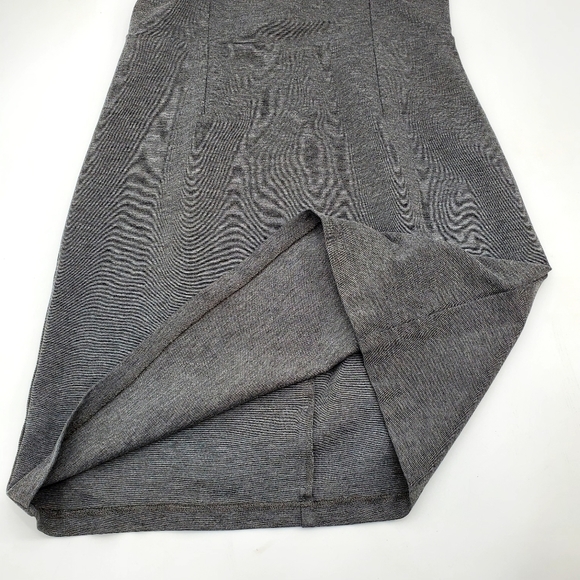 J. Crew Mercantile Gray Short Sleeve Casual Mini Dress - Picture 3 of 8